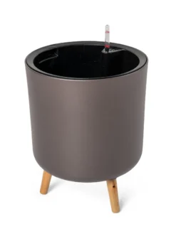 Ava Self-Watering Round Planter 13 Ava Self-Watering Round Planter -Indoor Oasis Supplies 8612692 298 ava self watering round planter coffee