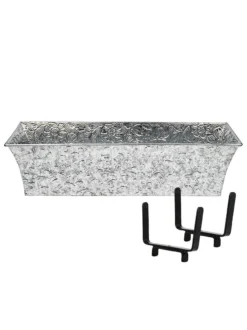 Achla Designs Handrail Flowerbox Bracket Kit For Rail -Indoor Oasis Supplies 8612883 01v achla designs handrail flowerbox bracket kit for 2x4 inch rail