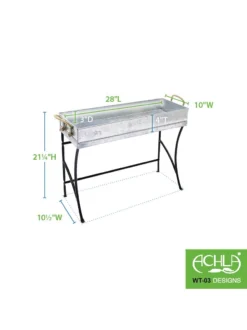 Achla Designs Trestle Plant Stand -Indoor Oasis Supplies 8612886 05v