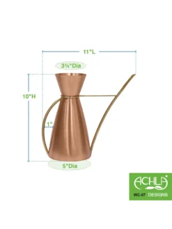 Achla Designs Copper Watering Carafe -Indoor Oasis Supplies 8612920 02v