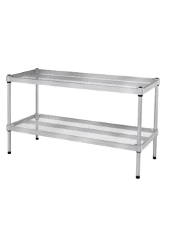 MeshWorks © Stacking Plant Shelves 17 MeshWorks © Stacking Plant Shelves -Indoor Oasis Supplies 8613018 13v meshworks stacking plant shelves silver