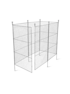 Tall Chicken Wire Critter Fence With Gate -Indoor Oasis Supplies 8613260 6052