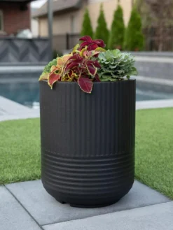 Arden Round Planter -Indoor Oasis Supplies 8613267 02V tif