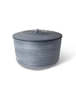 Ribbed Hose Pot With Lid -Indoor Oasis Supplies 8613332 5801