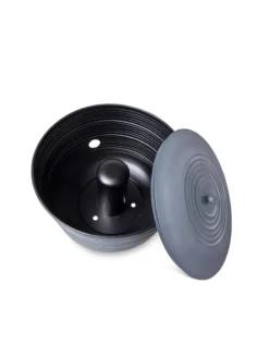 Ribbed Hose Pot With Lid -Indoor Oasis Supplies 8613332 5808