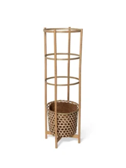 Elevated Bamboo Tomato Planter And Trellis -Indoor Oasis Supplies 8613502 4683 elevated bamboo tomato planter and trellis