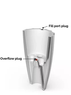 Sedona Tall Planter, 28" Height -Indoor Oasis Supplies 8613525 08V