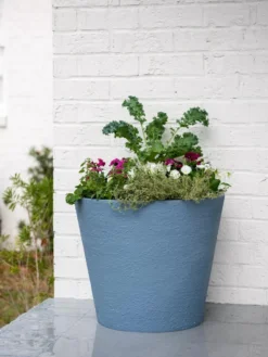 Self-Watering FiberStone Planters -Indoor Oasis Supplies 8613678 8649 self watering fiber clay pot 20 inches