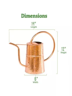 Copper Indoor Watering Can 6 Copper Indoor Watering Can -Indoor Oasis Supplies Copper Watering Can